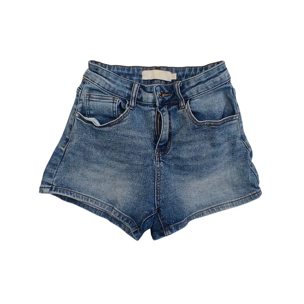 Lizette Collection High Waisted Denim Shorts Womens Medium Blue Jean